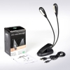 Podwójna lampka LED 9 trybów akumulator klips [22060000556]